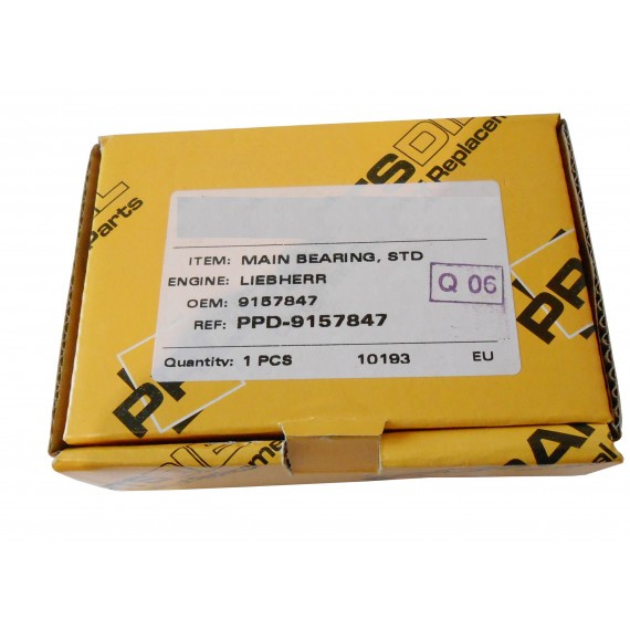 Engine Bearings Main STD Liebherr 9157847